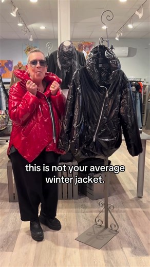 Boutique W on Instagram: "i’m picky about coats because most feel bulky or boring. the Nyx Mont Jacket by Bize feels intentional—warm but light, bold but clean. finally a jacket that feels like part of the outfit, not an afterthought. Comment NYX and we’ll send you a link to shop online! (You can also get to our shop through the link in our profile.) #fashion #style #coat #over40andfabulous #ootd"