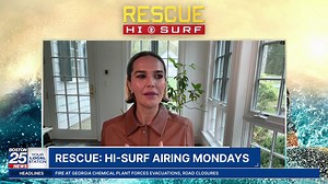 Actress Arielle Kebbel from 'Rescue: HI-Surf' joins Boston 25 to discuss new show