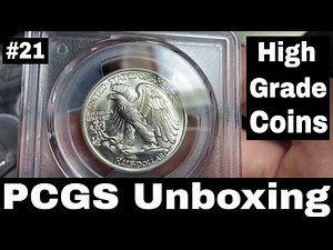 PCGS Unboxing Video 21 - High Grade Coins