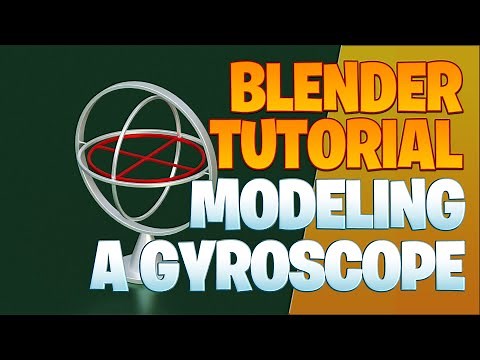 Modeling a gyroscope - Blender Tutorial