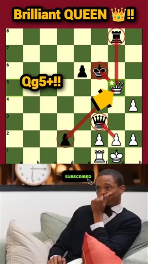 This Queen move is absolutely genius #chess #shorts #tactics