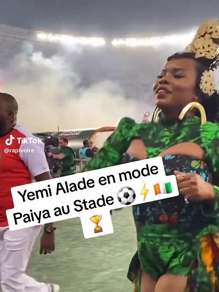 Yemi Alade en mode Paiya au Stade | CAN 2023 ⚽🇨🇮