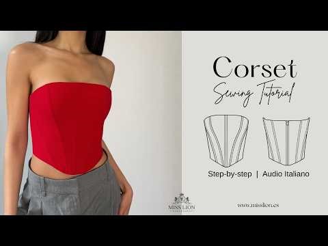 Tutorial Corsetto Passo dopo Passo | Principiante–Intermedio | Cartamodello PDF