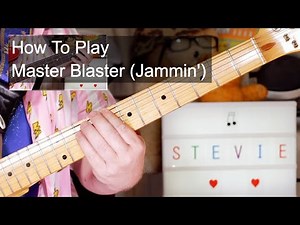 'Master Blaster (Jammin')' Stevie Wonder Guitar & Bass Lesson