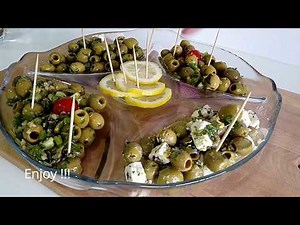 MARINATED OLIVES - Mediterranean Platter !!!