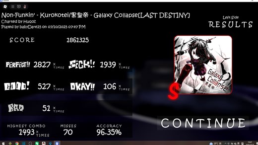 Galaxy Collapse 96.35%!!!!!!!!