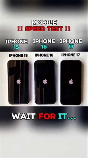 iPhone 15 vs iPhone 16 vs iPhone 17 – Crazy Boot Up Race! Who Wins?