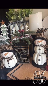 Fall foam pumpkins make the cutest snowmen. ⛄️ I used pumpkins from hobby lobby they come in a pack for 3-4$ but u can also get pumpkins at dollar tree! Fall craft videos . Crafting videos #CraftingCommunity #happycrafting #farmhousedecor #snowmen #diyer #christmas2025 #christmasdecorideas #christmas #crafts #craftvideos#creative #creativedesign #CreativeContent | Eat Sleep Craft Create