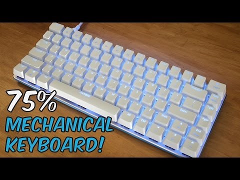 Ajazz AK33 Zorro Keyswitches 75% Gaming Mechanical Keyboard - Unboxing & Review