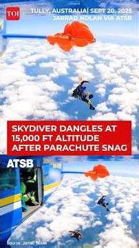 Australia Skydiver Hangs 15,000 Feet In Air; Video Of Heart-Stopping Moment Goes Viral