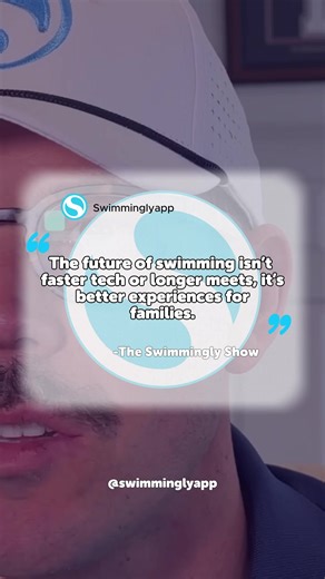 The future of swimming isn't longer days or harder schedules. It's better systems and healthier experiences. 👉 Follow @swimminglyapp to be part of the change. #Swimmingly #FutureOfSwimming #YouthSwimming