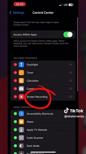 Screen Recording Iphone #iphonetips #iphone13 #tutorial | iPhone Tips