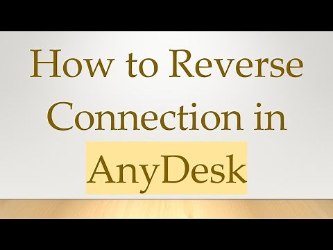 How to Reverse Connection in AnyDesk