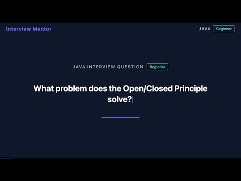What Problem Does the Open/Closed Principle Solve?
