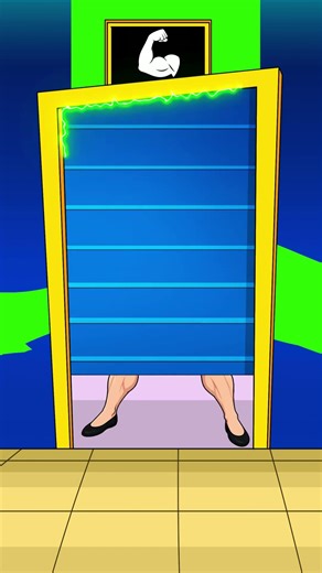 POV: You are in the elevator with Lily 🧐⚡️ #animation #shorts #butifyoucloseyoureyes