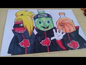 DOLLYNHO da #AKATSUKI DESENHANDO AO VIVO Pedido dos INSCRITOS part 2