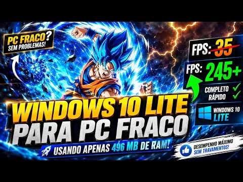 Windows 10 Super Lite: Maximum Speed for Low-End Laptops! 🚀💻