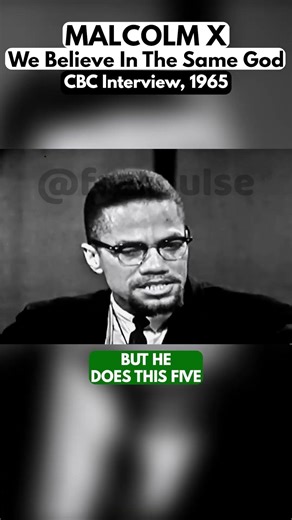 Malcolm X ☪🇺🇸 We Believe In The Same God | #factpulse