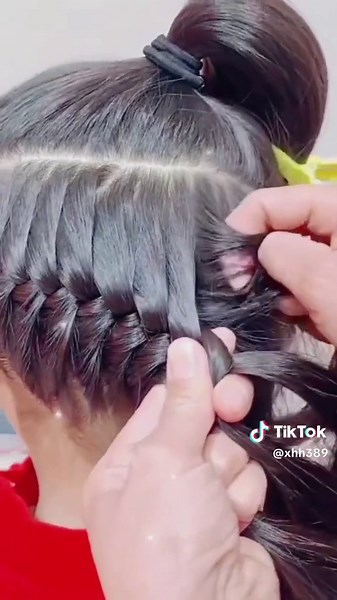 Simple and good-looking fishbone braid slow tutorial # Children's hair braiding # Hair Editing Tutorial