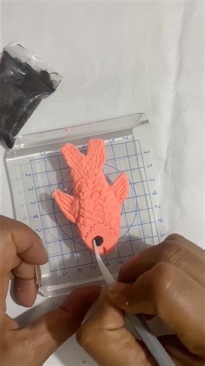 Handmade Fish from Clay | Satisfying Art Process 🐠 #diy #homemadecreations #shorts