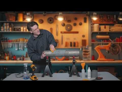 Repair a hole in a Steel Pipe | Since the TPRS wrap is "bonded" onto the steel pipe, no rust forms!