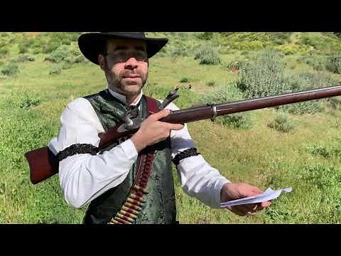 Eric with his Model 1888 Springfield Trapdoor (.45-70)