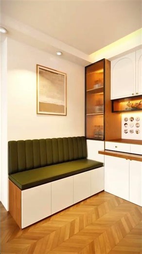 Smart Dining Side Cabinet Design | Space-Saving Home Ideas
