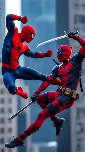 🤯 Deadpool LOST HIS MIND vs Spider-Man #shorts #shortvideo #batlle
