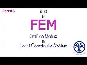 Finite Element Method | Derivation of Element Level STIFFNEX MATRIX | STEPS in FEM | Part#6