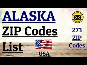 ALASKA ZIP Code s List || USA-United States of America