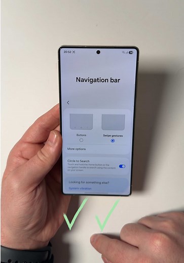 Mastering Navigation Style on Samsung S25 Ultra
