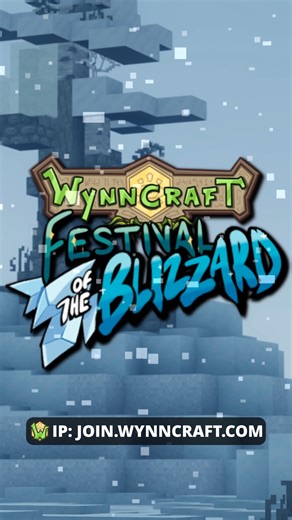 Wynncraft on Instagram: "Blizzard Festival is here! #wynncraft #mmorpg #minecraft"