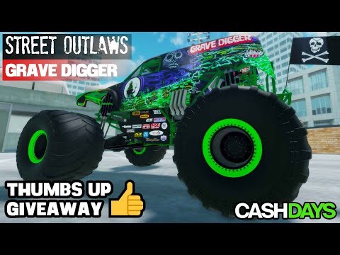 Street Outlaws Roblox Grave Digger 35th Anniversary version!! Thumbs up Giveaway