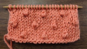 The Popcorn Stitch Knitting Technique by Knitiversity