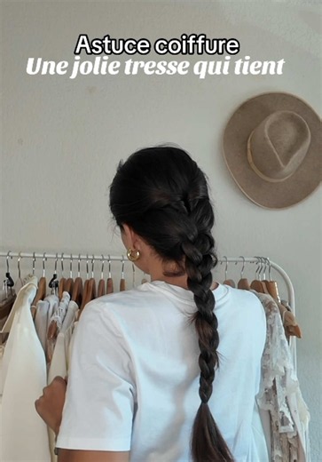 Tresse d’automne qui tient toute la journée — Astuce coiffure