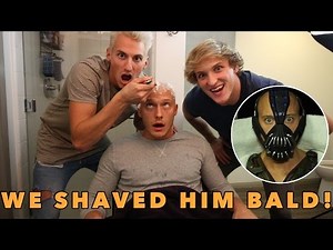 SHAVED HIS HEAD FOR HIS EPIC HALLOWEEN COSTUME!