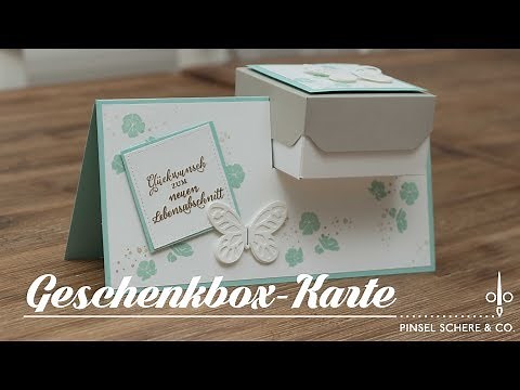 Geschenkbox-Karte mit Produkten von Stampin' Up! | Hochzeit | Ruhestand | Neuer Lebensabschnitt