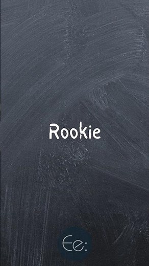 Rookie 🏅 What Does It Mean? by English explained #slang #words #expression #meaning #explained #tips