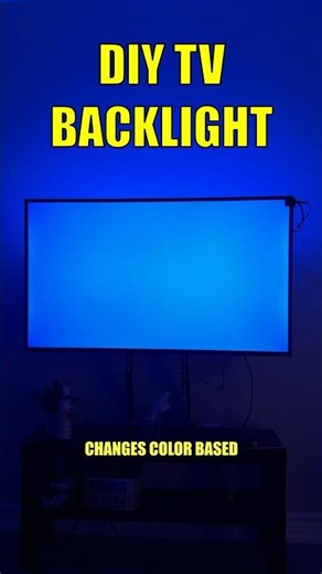 DIY Dynamic TV backlight! Level up movie night!! #diy #design #3dprinting #electronics #projects