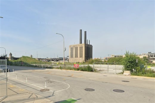 Crane Base Planted at 1010 S Wells in South Loop