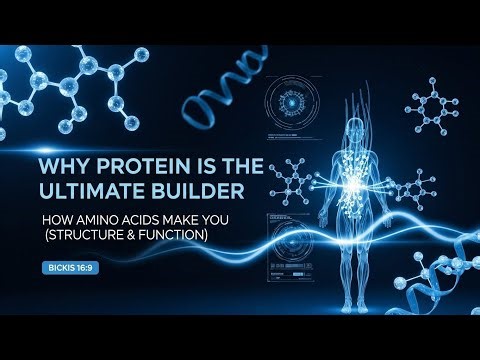 Why Protein is the Ultimate Builder: How Amino Acids Make You (Structure & Function)