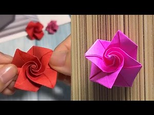 How to make very easy and simple paper roses | diy paper rose making at home