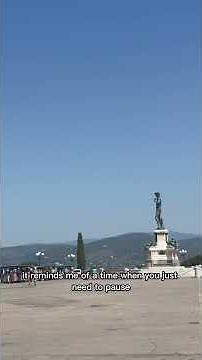 Florence, Italy 🇮🇹 | Breathtaking City View & Peaceful Travel Moments #travel #travellife