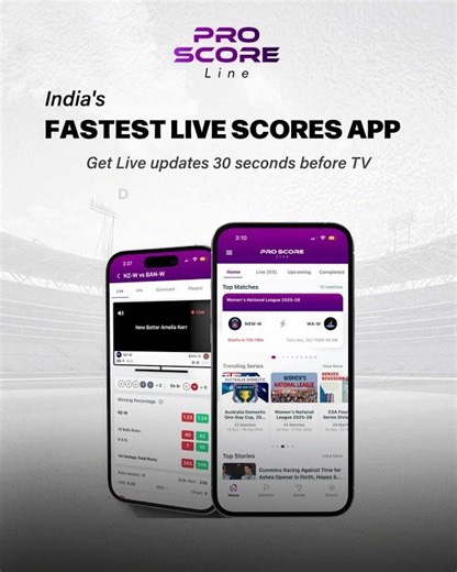 Pro Score Line | The FASTEST LIVE SCORES APP
