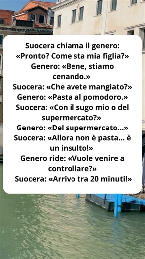 😂 Suocera Controlla il Sugo al Telefono!