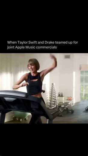 Pop History Book on Instagram: "In 2016, Taylor Swift and Drake starred in two separate Apple Music commercials that featured them working out to each other’s music. Which one is your favorite? 🤣👀 - #taylorswift #drake #popculture #funny #viral"