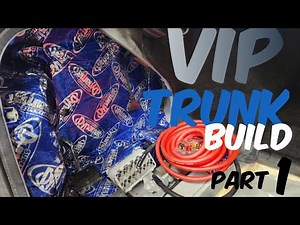 BUDGET VIP GS300 BUILD EP.09| CUSTOM TRUNK AND SUB ENCLOSURE