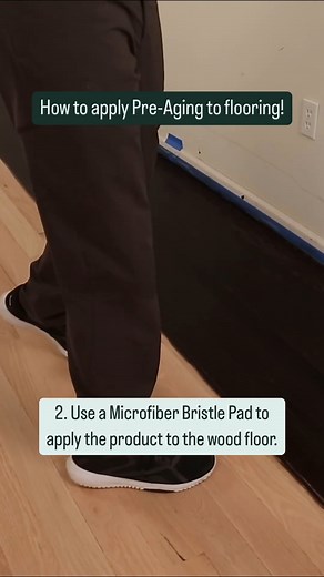 1.9K views | How to apply Rubio Monocoat Pre-Aging to hardwood...