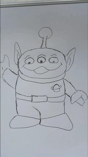 How to Draw the Alien from Toy Story #ToyStory #Disney