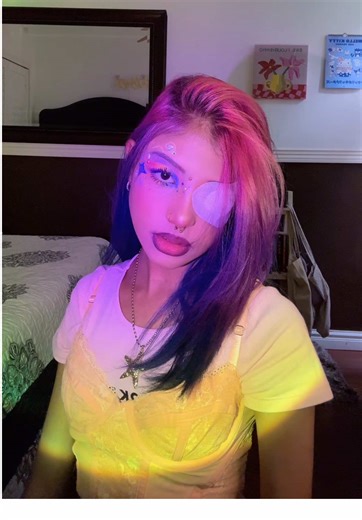 Getting rid of all my drafts, prepare to be sick of me 🫩 #eyepatch #browngirl #makeuplook #lipsync #tiktoksouthafrica